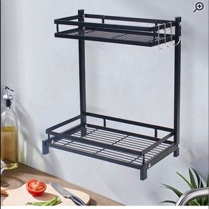2- tier flat tube spice rack